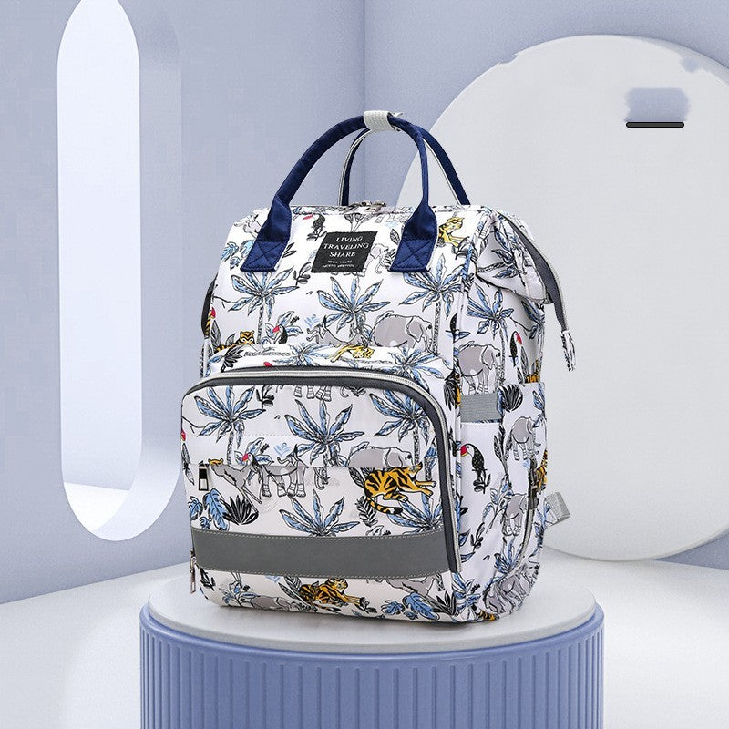 Mummy Bag Shoulder Large Gray